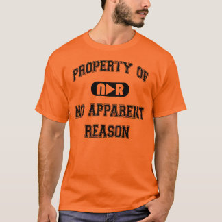 T-shirt Aucune raison apparente - propriété de pièce en t