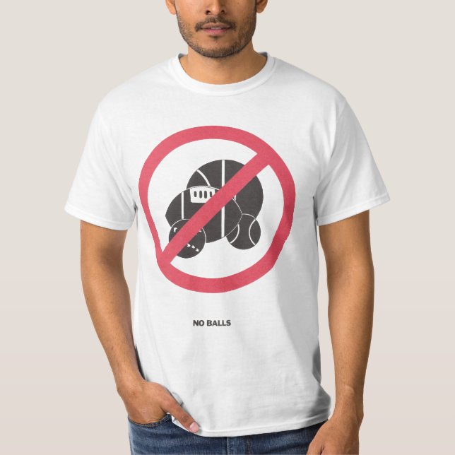 T-shirt Aucunes boules (Devant)