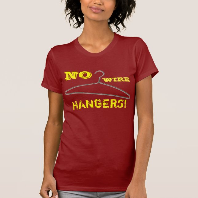 T-shirt Aucuns cintres de fil ! (Devant)