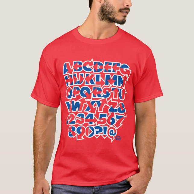 T-shirt audacieux de Hillary, rouge (Devant)