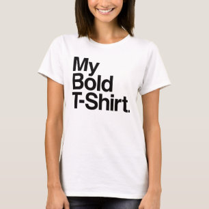 T-shirt audacieux helvetica