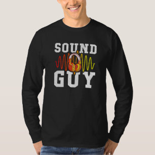 T-shirt Audio Engineer Casques Son Guy Son Ingénieur