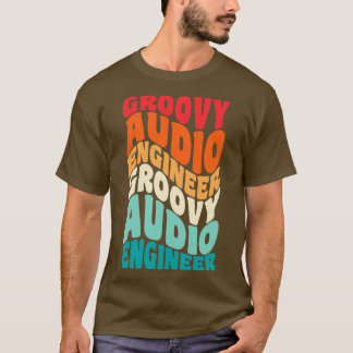 T-shirt Audio Engineer Vintage Retro 60s les années 70 80s