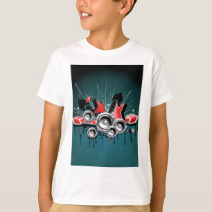 T-shirt Audio haut-parleurs musicaux