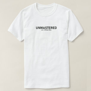 T-Shirt Audio Non Mis En Oeuvre - Style Glitch Cré