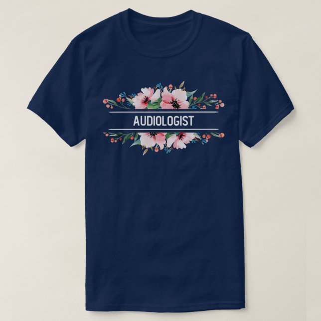 T-shirt Audiologiste de la langue des signes (Design devant)