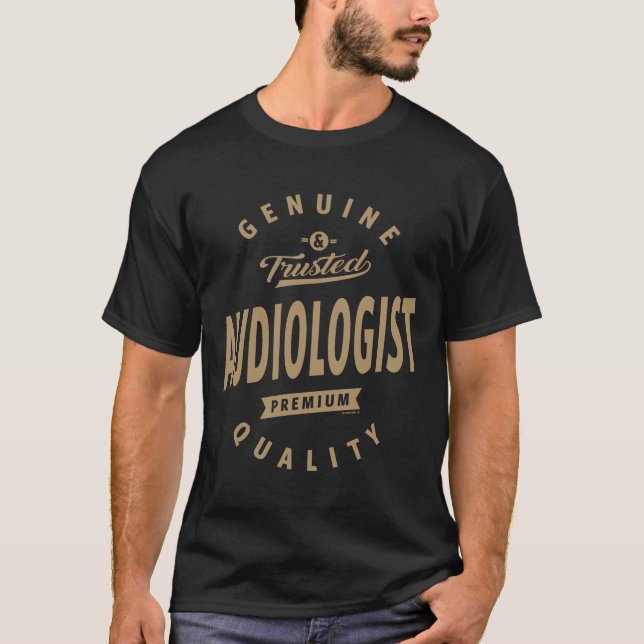 T-shirt Audiologiste - Travail amusant et passe-temps (Devant)