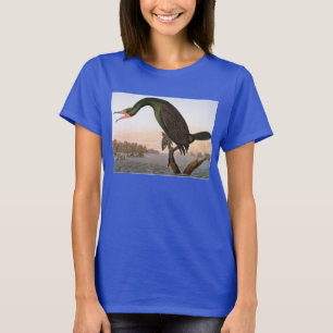 T-shirt Audubon : Double Crested Cormorant