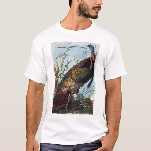 T-shirt Audubon : La Turquie sauvage (Devant)