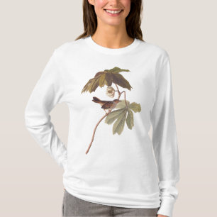 T-shirt Audubon Oiseau de Bruant sur Mandrake sauvage