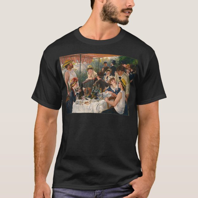 T-shirt Auguste Renoir Déjeuner de la fête nautique (Devant)