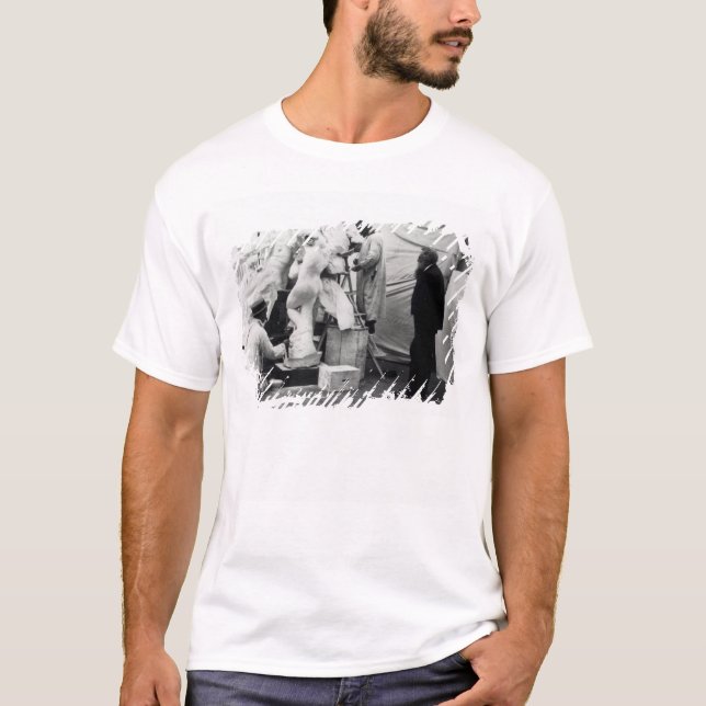 T-shirt Auguste Rodin dans son studio de Paris (Devant)