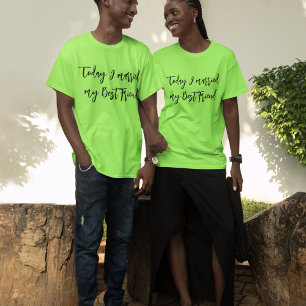 T-shirt Aujourd'hui, j'ai épousé mon meilleur ami Mariage