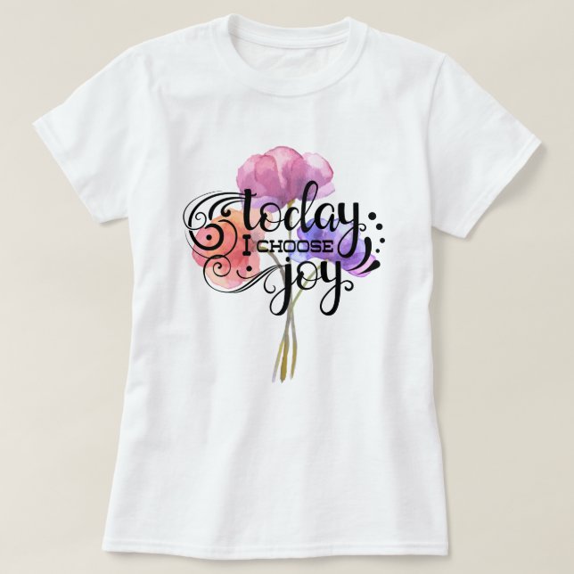 T-shirt Aujourd'hui je choisis Joy Débardeur (Design devant)