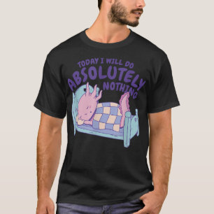 T-shirt Aujourd'Hui Je Ne Ferai Absolument Rien De Mal Dor