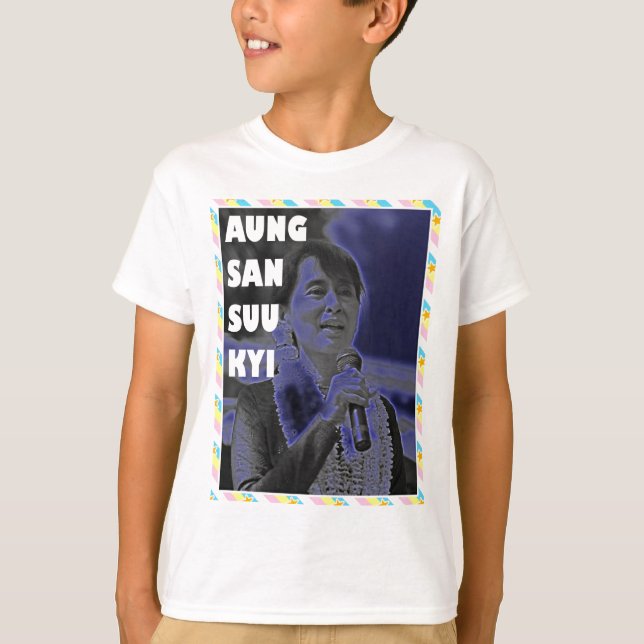 T-shirt Aung San Suu Kyi Design 2 (Devant)