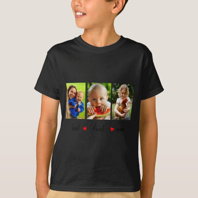 T-shirt Aunt Ever 3 Photo  (Devant)