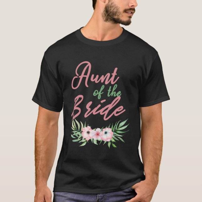T-shirt Aunt Of The Bride (Devant)