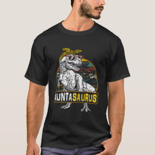 T-shirt Auntasaurus Leopard T Rex Dinosaur Aunta Saurus Mo