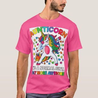 T-shirt Aunticorne Comme Une Tante Seulement Magnifique Da