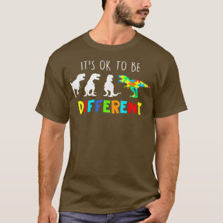 T-shirt Auntiesaurus T Re Dinosaur  It's Ok To Be Differen