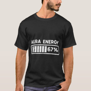 T-shirt Aura Énergie 67 Numéro Drôle 6 7 Mème Enfants Jeun