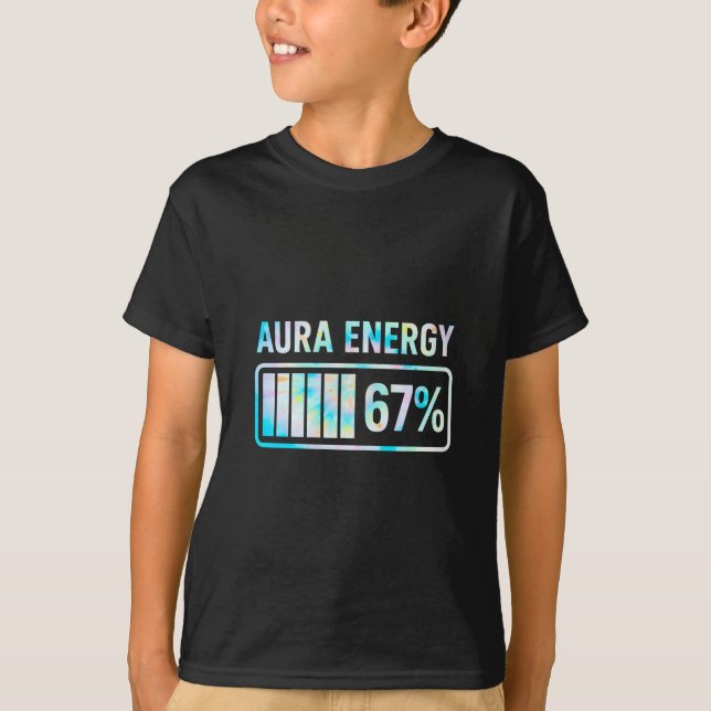 T-shirt Aura Energy 67 67 Six Sept Mèmes (Devant)