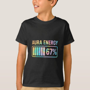 T-shirt Aura Energy 67 Funny Six Sept Mèmes Gen Alpha Slan