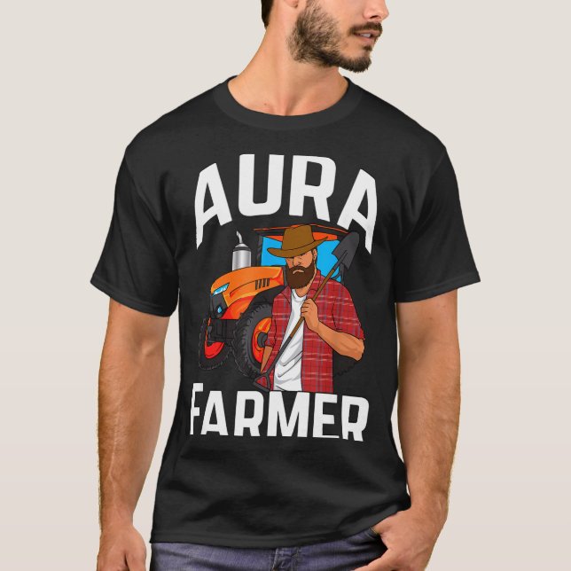 T-shirt Aura Farmer Funny Meme  (Devant)