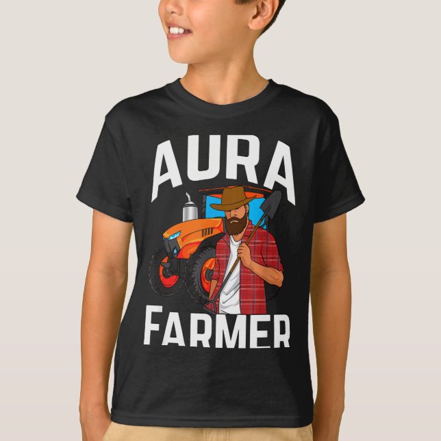 T-shirt Aura Farmer Funny Meme  (Devant)