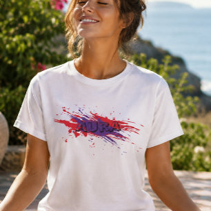 T-Shirt AURA T-Shirt Vibe Dégradé Moderne