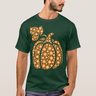 T-shirt Aureate Automne Polka Dot Citrouille International