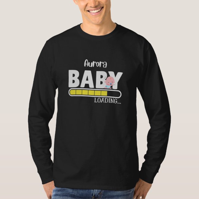 T-shirt Aurora Native Pride Funny State Baby Parent Mom Da (Devant)