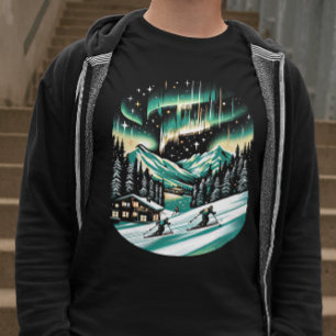 T-shirt Aurora Ski Adventure Unisex