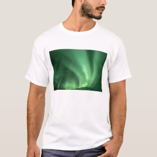 T-shirt Aurore boréale au-dessus des contreforts