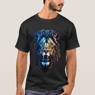 T - Shirt aus gefliestem Lion - Fett und auffallen