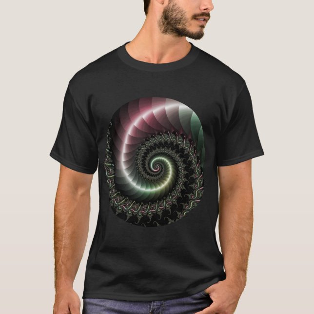 T - Shirt aus Metallspirale (Vorderseite)