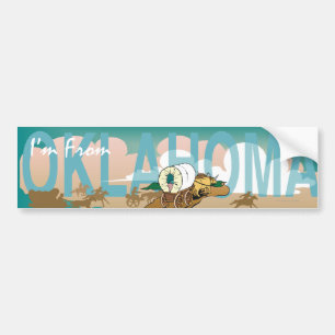 T-SHIRT aus Oklahoma Autoaufkleber