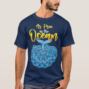 T-shirt Aussi Gratuit Que Le Design Art Ocean Mandala Whal