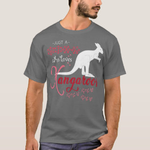 T-shirt Aussie Animal Gift Girl Kangaroo