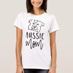 T-shirt Aussie Maman D'Un Berger Australien Ausshole