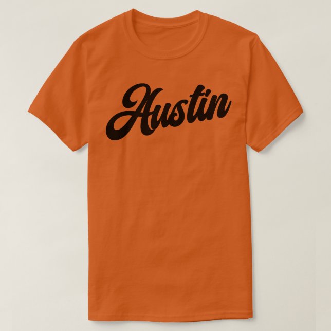 T-shirt Austin Retro Austin (Design devant)
