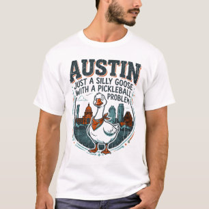 T-shirt Austin Texas Enthousiaste de Pickleball Silly Goos