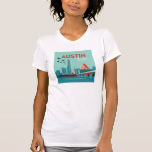 T-shirt Austin, Texas   Pont de l'Avenue du Congrès