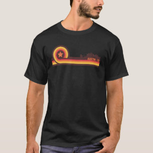 T-shirt Austin, Texas, Retro City Hometown Design Vintage