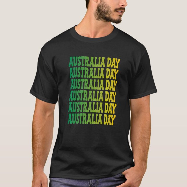 T-shirt Australia Day Downunder Celebrate 2022 Australia D (Devant)