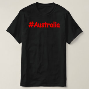 T-shirt "#Australia" Joli Design. Commandez dès maintenant