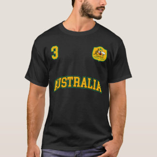 T-shirt Australia Soccer  No 3 Back Australian Sportseam f