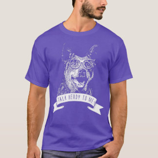 T-shirt Australian Cattle Dog - Talk Herdy to me 
