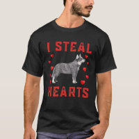 Australian Cattle Dog Themed I Steal Hearts Cute V